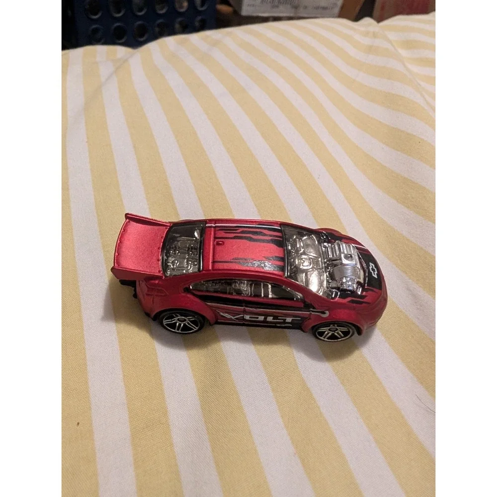 Hot Wheels Red Chevy Super Volt HW City 2015 1/64 Diecast Car Loose